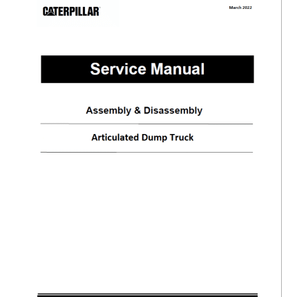 Caterpillar CAT 725 Articulated Dump Truck Service Repair Manual