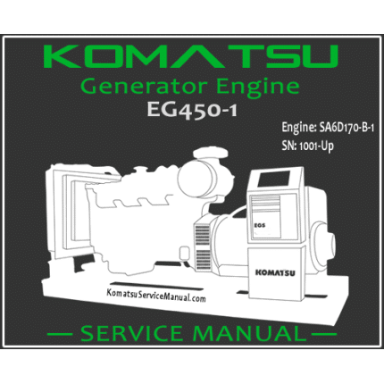 Komatsu Generator EG450 1 Engine SA6D170 B 1 Service Manual PDF SN 1001 Up 500x410 1