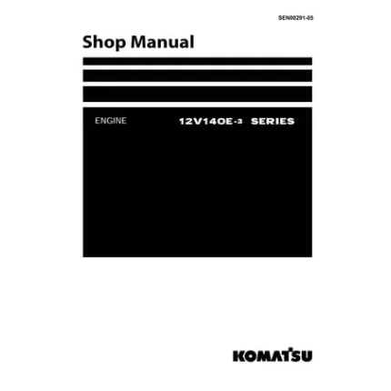 Komatsu 12 v140e 3 series engine service repair manual 1 320