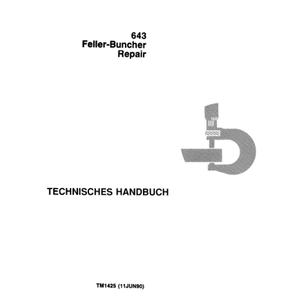 John Deere 643 Feller Buncher Service Manual