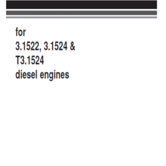 Komatsu 3.1522, 3.1524, T3.1524 Engines Manual