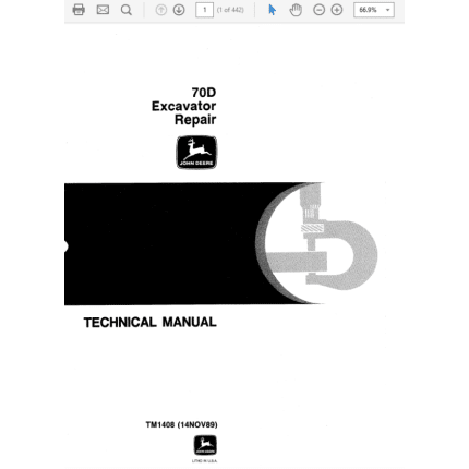 John Deere 70D Excavator Service Manual