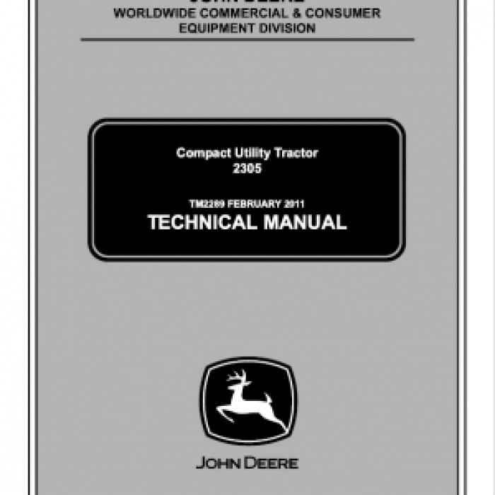 John Deere 2305 Compact Tractor Service Manual 300x300 1