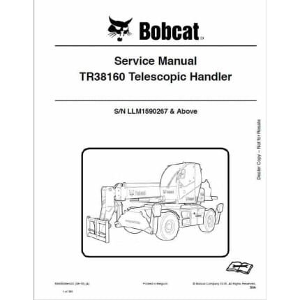 Bobcat TR38160, TR38160 EVO Telescopic Repair Manual