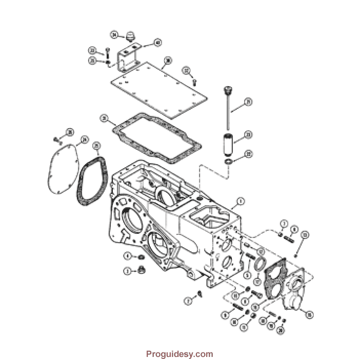 1 Case 580b Shuttle Drive Service Parts Catalog Operator Manuals