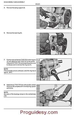 3 9 Case WX95 WX125 Tier 3 Excavator Repair Manual