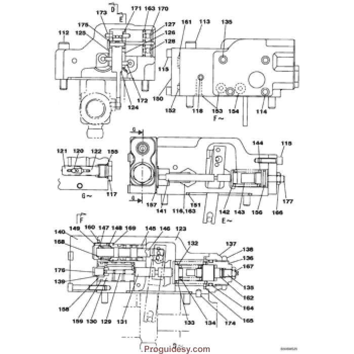 Case Cx290b Crawler Excavator Tier 3 Parts Manual